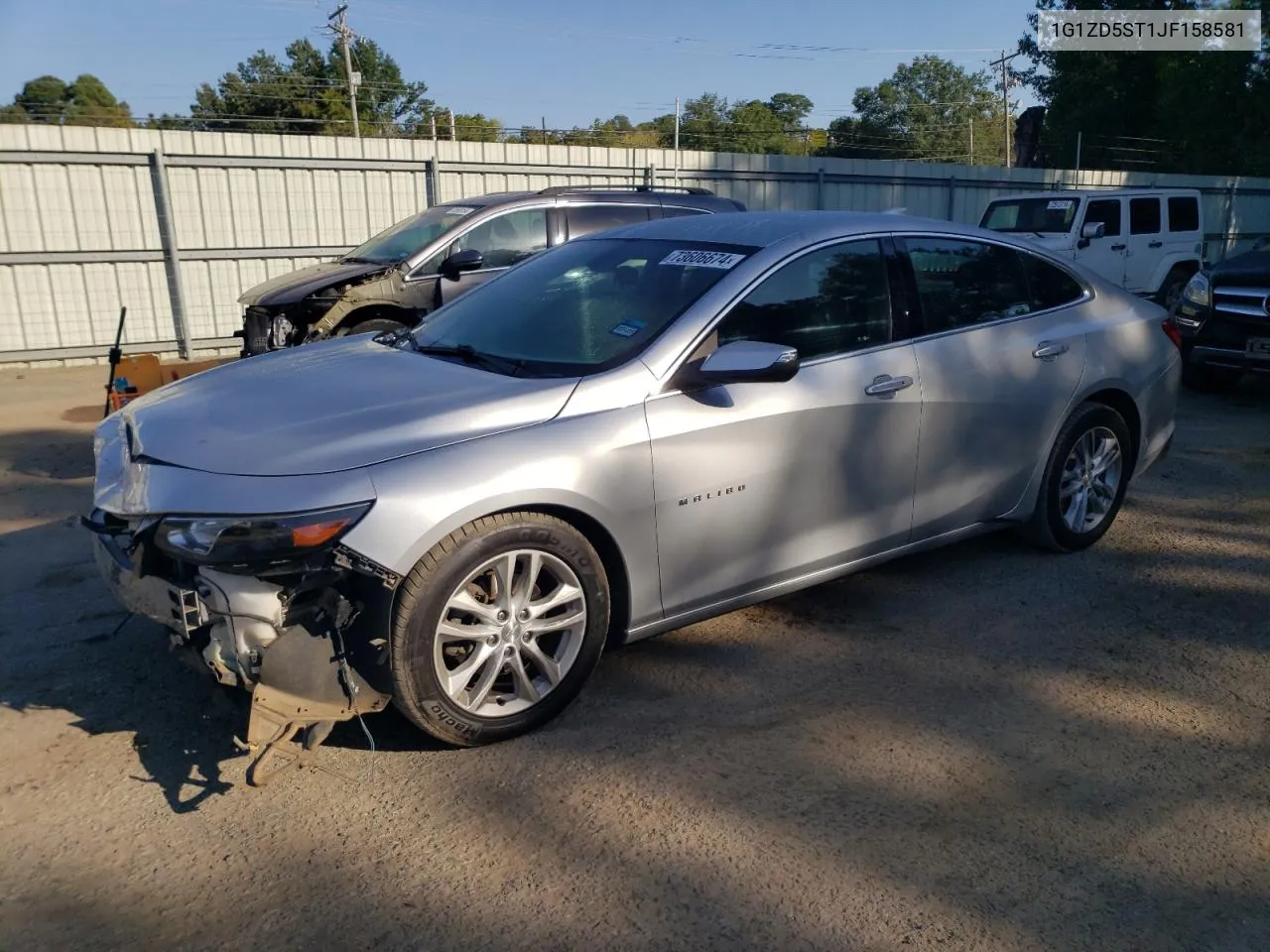 2018 Chevrolet Malibu Lt VIN: 1G1ZD5ST1JF158581 Lot: 73606674