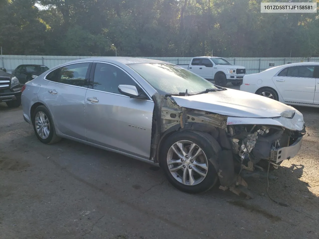 1G1ZD5ST1JF158581 2018 Chevrolet Malibu Lt