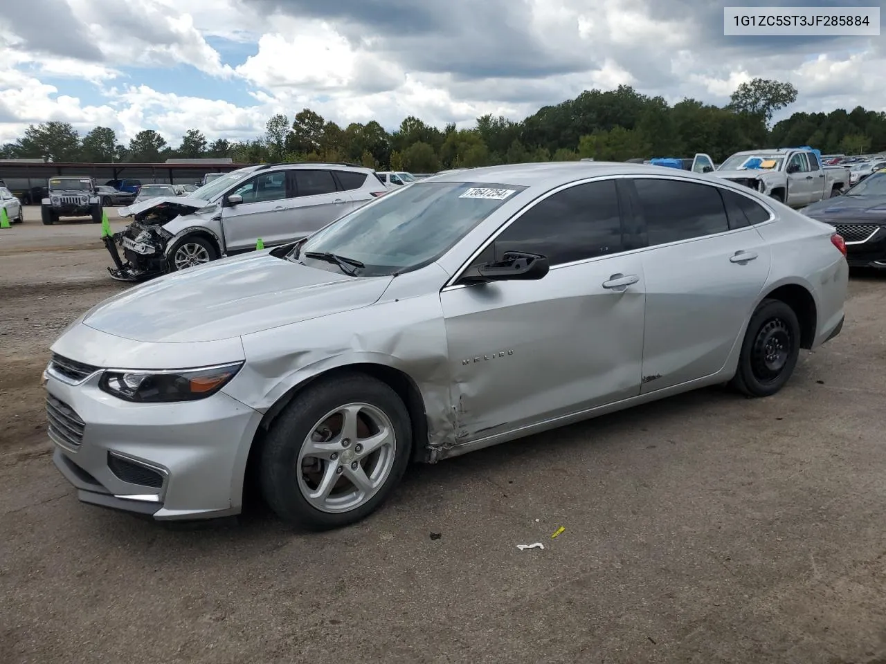 2018 Chevrolet Malibu Ls VIN: 1G1ZC5ST3JF285884 Lot: 73647254