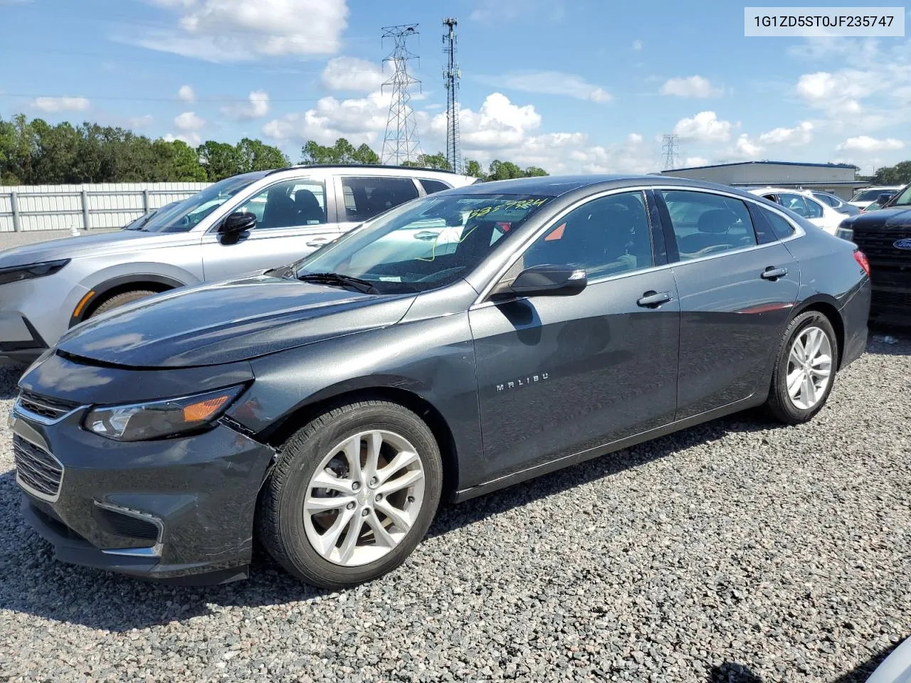 2018 Chevrolet Malibu Lt VIN: 1G1ZD5ST0JF235747 Lot: 73857324