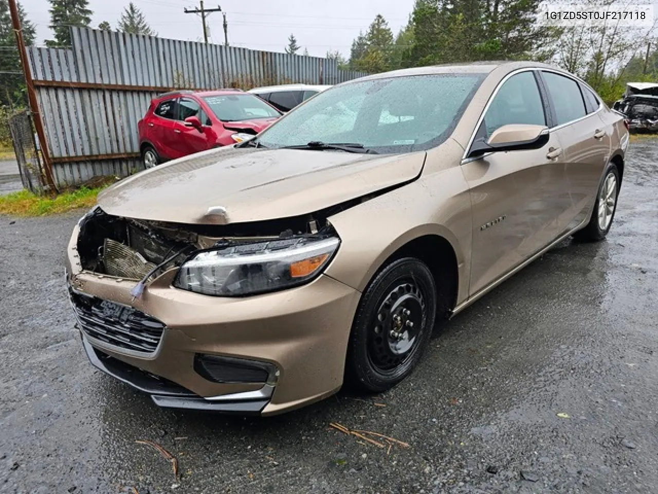 2018 Chevrolet Malibu Lt VIN: 1G1ZD5ST0JF217118 Lot: 73981004