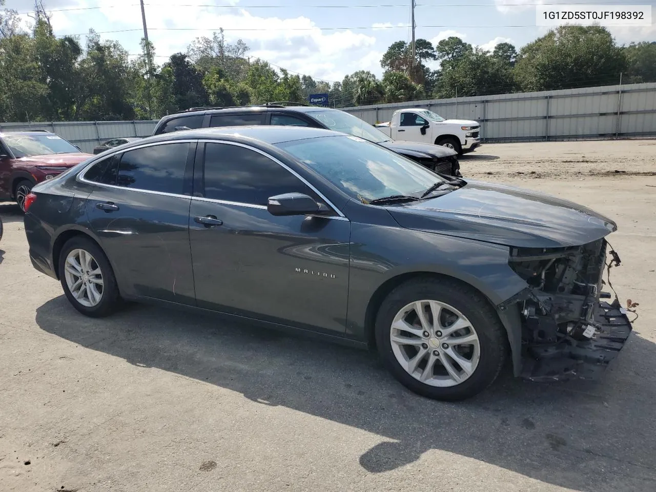 2018 Chevrolet Malibu Lt VIN: 1G1ZD5ST0JF198392 Lot: 74025004