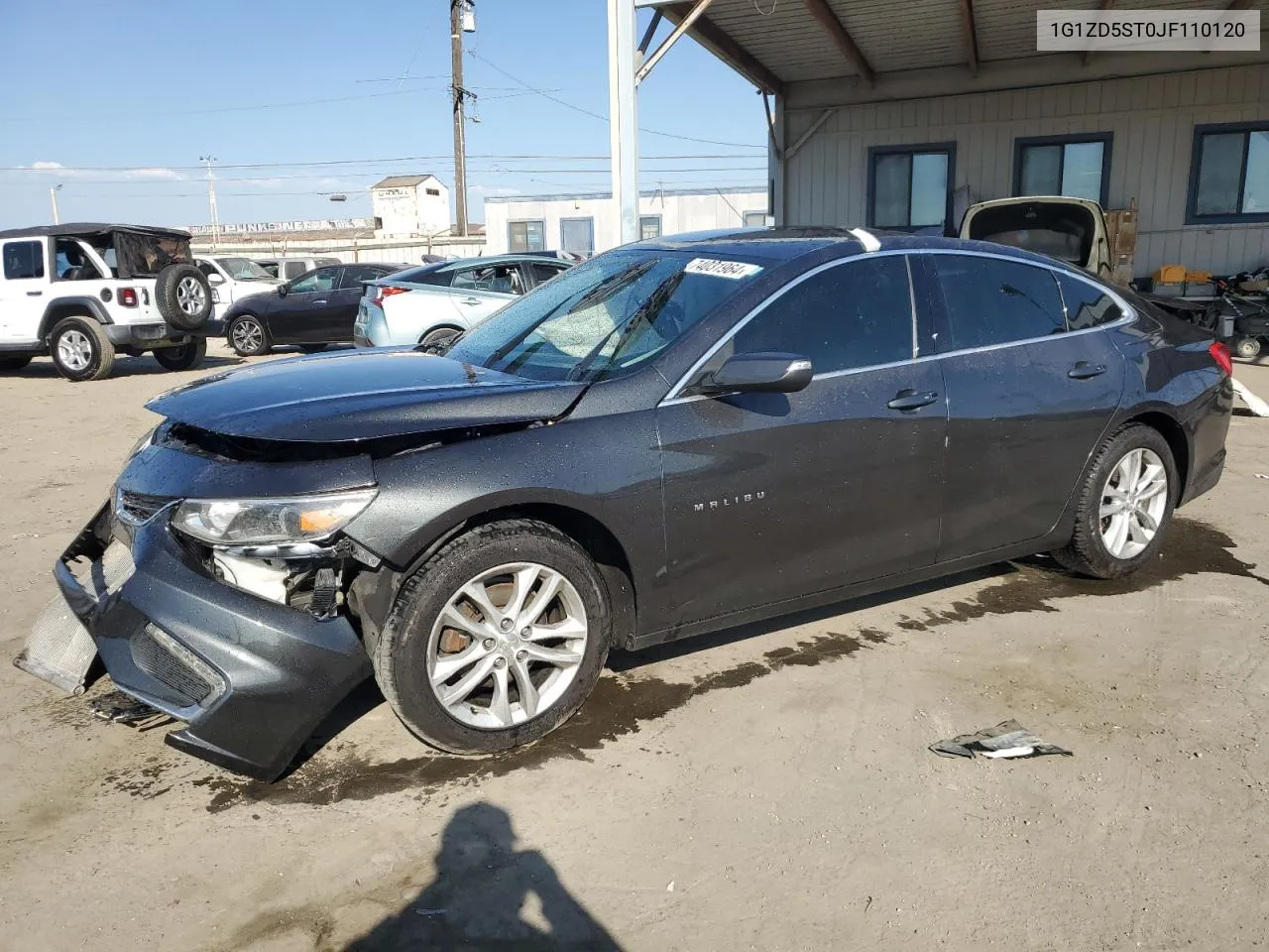 2018 Chevrolet Malibu Lt VIN: 1G1ZD5ST0JF110120 Lot: 74031964