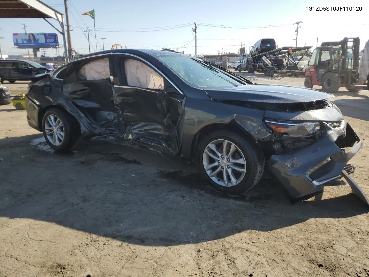 2018 Chevrolet Malibu Lt VIN: 1G1ZD5ST0JF110120 Lot: 74031964