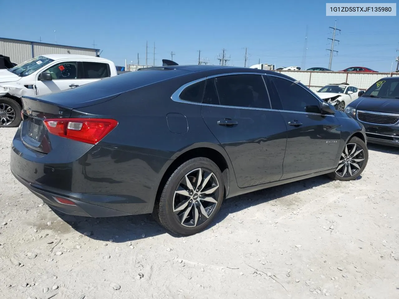 2018 Chevrolet Malibu Lt VIN: 1G1ZD5STXJF135980 Lot: 74042324