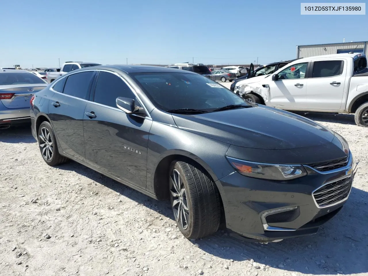 2018 Chevrolet Malibu Lt VIN: 1G1ZD5STXJF135980 Lot: 74042324