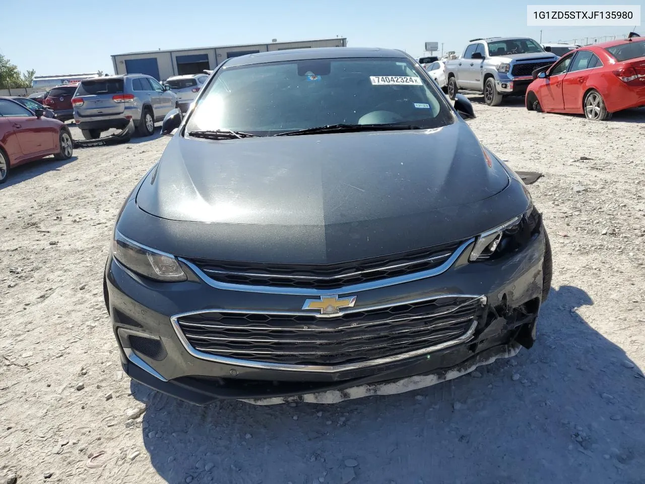 2018 Chevrolet Malibu Lt VIN: 1G1ZD5STXJF135980 Lot: 74042324