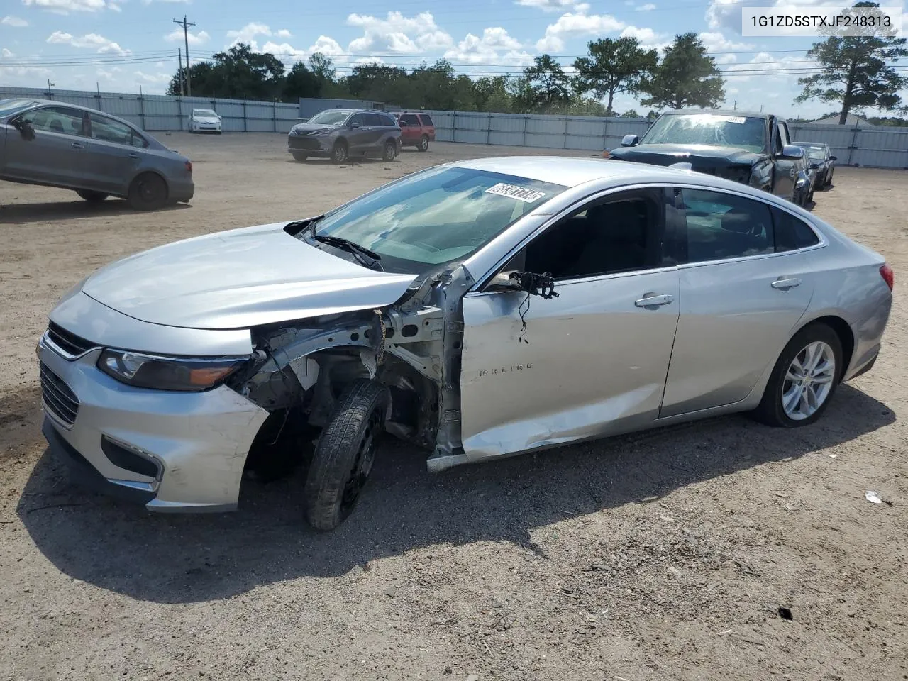 2018 Chevrolet Malibu Lt VIN: 1G1ZD5STXJF248313 Lot: 74090304