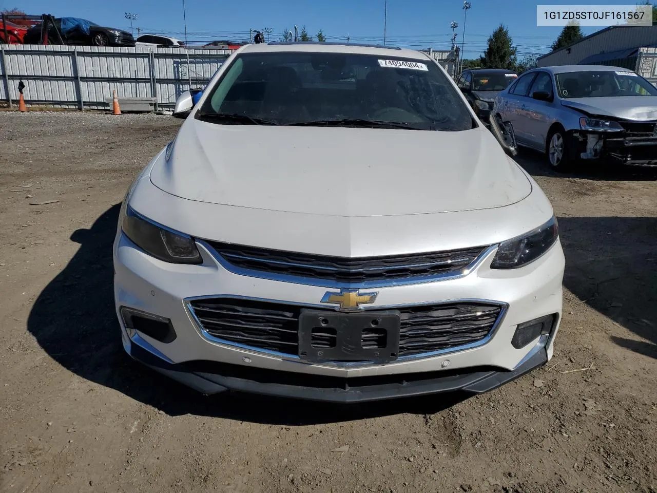 2018 Chevrolet Malibu Lt VIN: 1G1ZD5ST0JF161567 Lot: 74094004