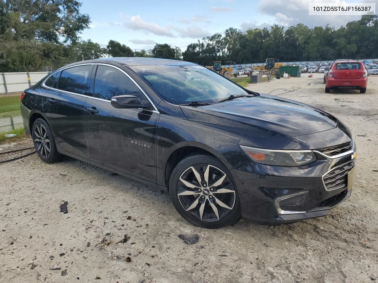 2018 Chevrolet Malibu Lt VIN: 1G1ZD5ST6JF156387 Lot: 74177384