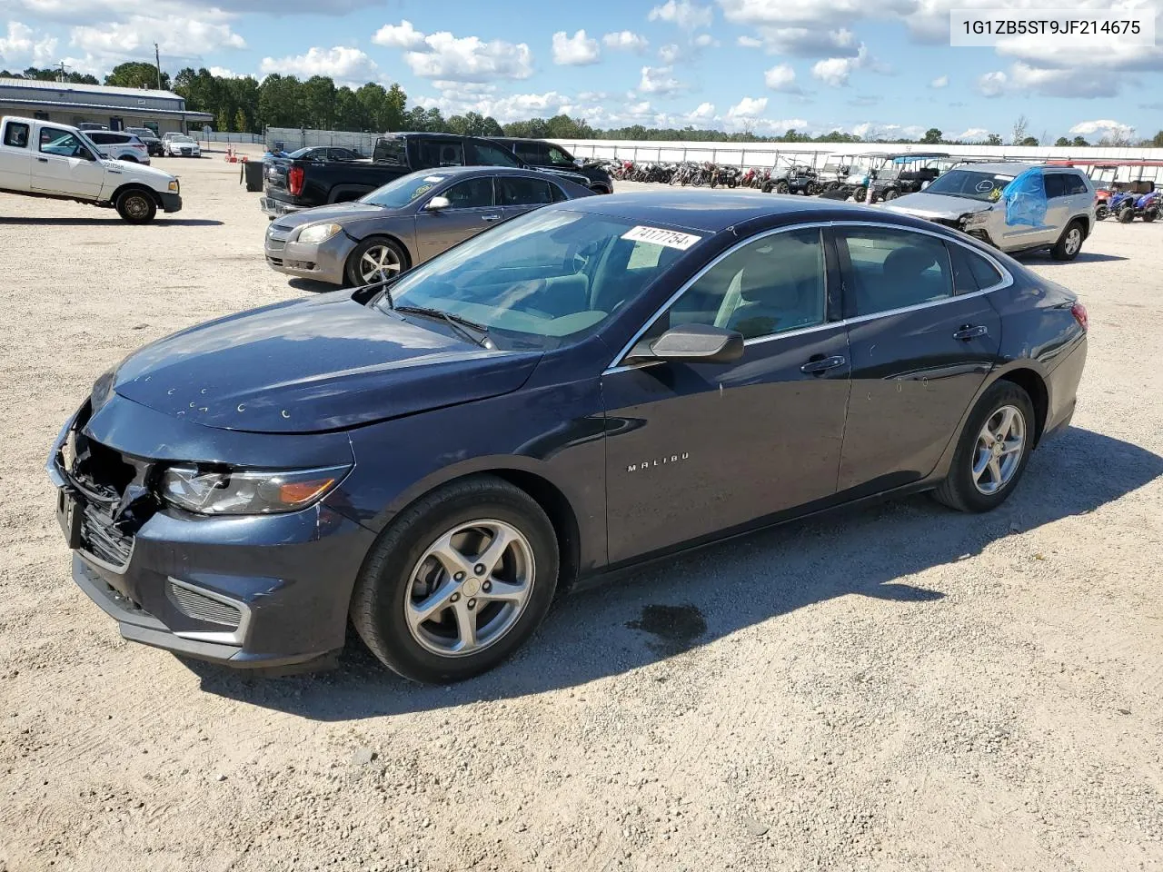 2018 Chevrolet Malibu Ls VIN: 1G1ZB5ST9JF214675 Lot: 74177754