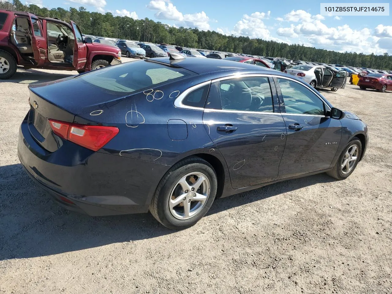 2018 Chevrolet Malibu Ls VIN: 1G1ZB5ST9JF214675 Lot: 74177754