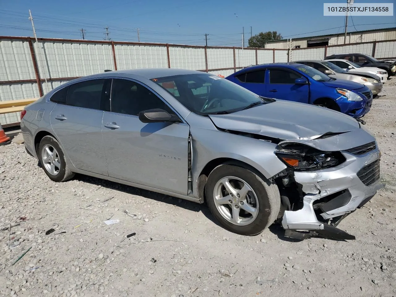 2018 Chevrolet Malibu Ls VIN: 1G1ZB5STXJF134558 Lot: 74235894