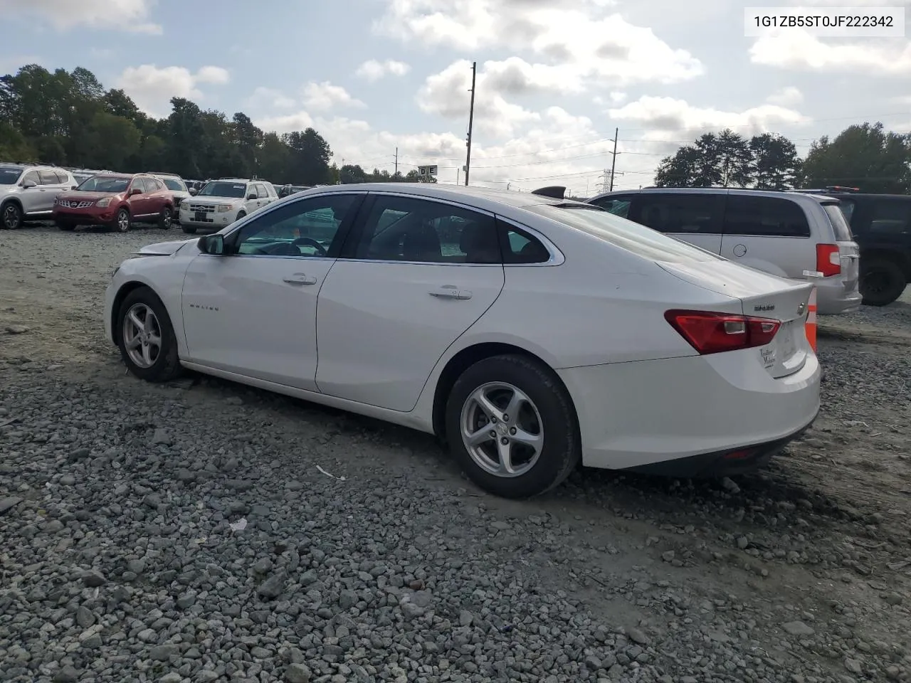 2018 Chevrolet Malibu Ls VIN: 1G1ZB5ST0JF222342 Lot: 74425934