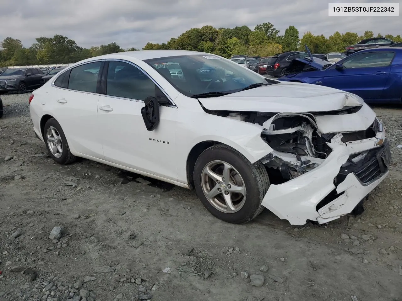 2018 Chevrolet Malibu Ls VIN: 1G1ZB5ST0JF222342 Lot: 74425934