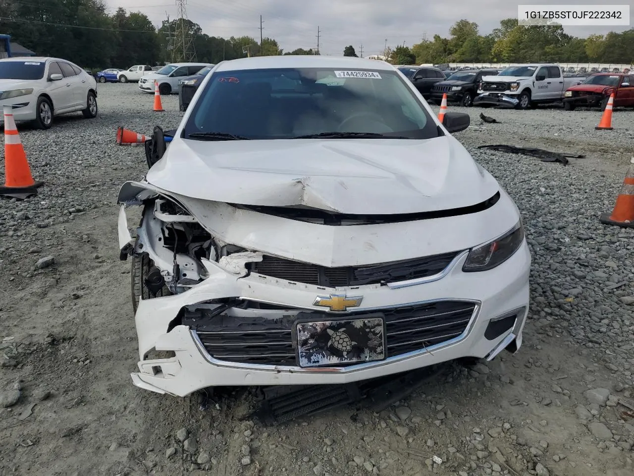 2018 Chevrolet Malibu Ls VIN: 1G1ZB5ST0JF222342 Lot: 74425934