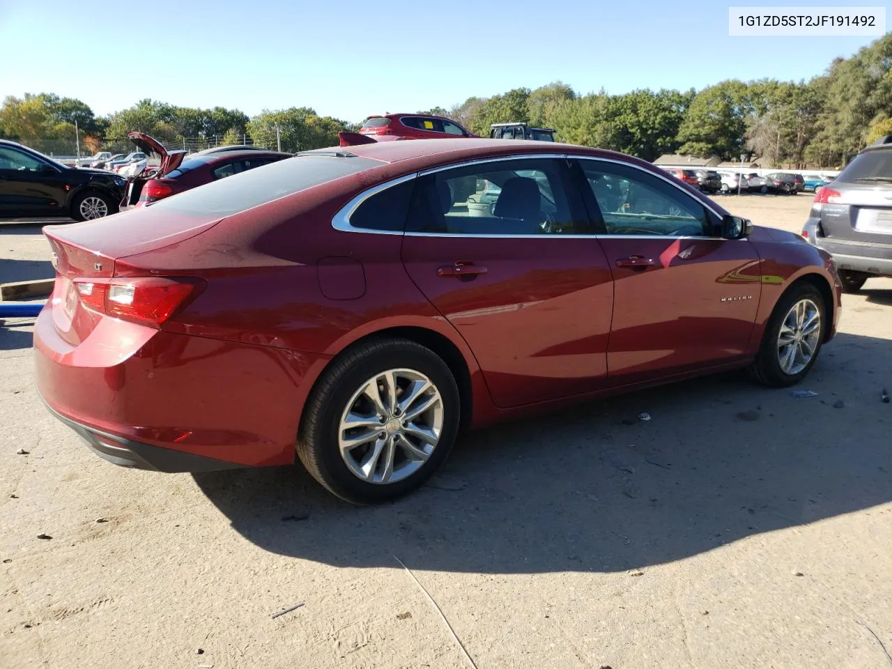 2018 Chevrolet Malibu Lt VIN: 1G1ZD5ST2JF191492 Lot: 74472434