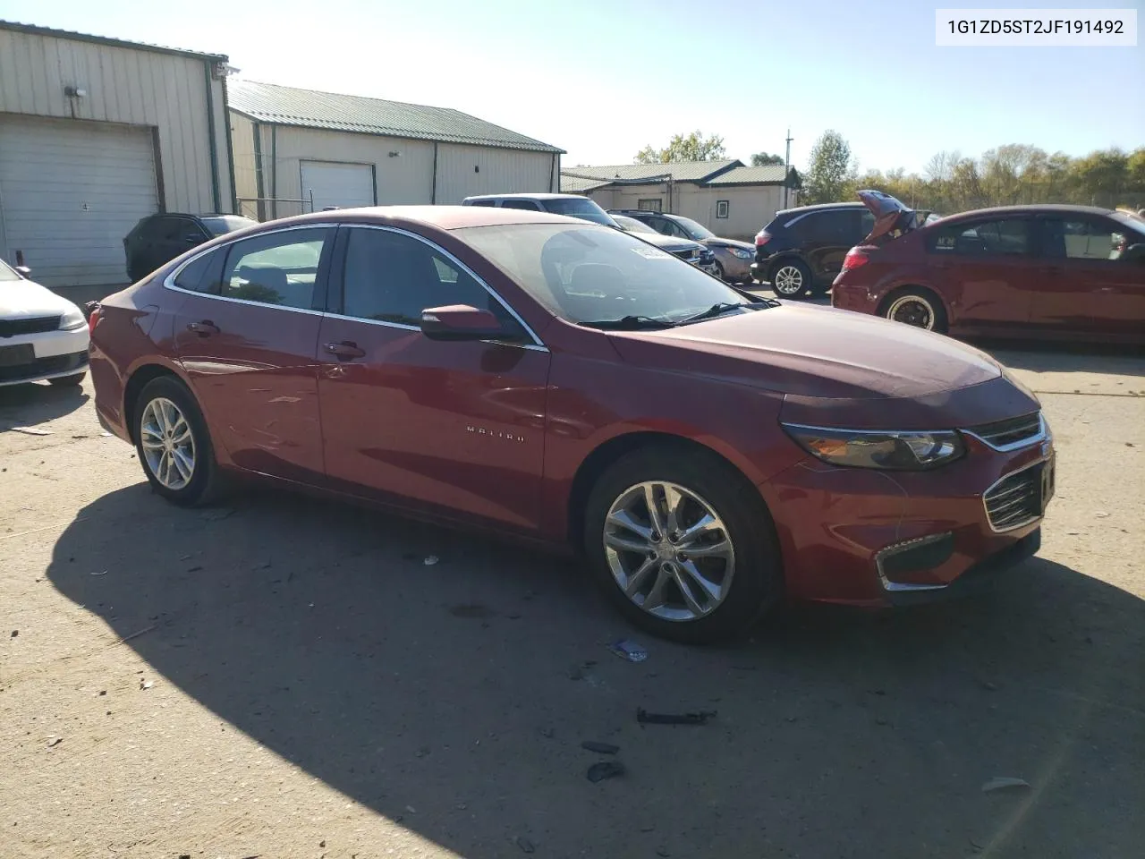 2018 Chevrolet Malibu Lt VIN: 1G1ZD5ST2JF191492 Lot: 74472434