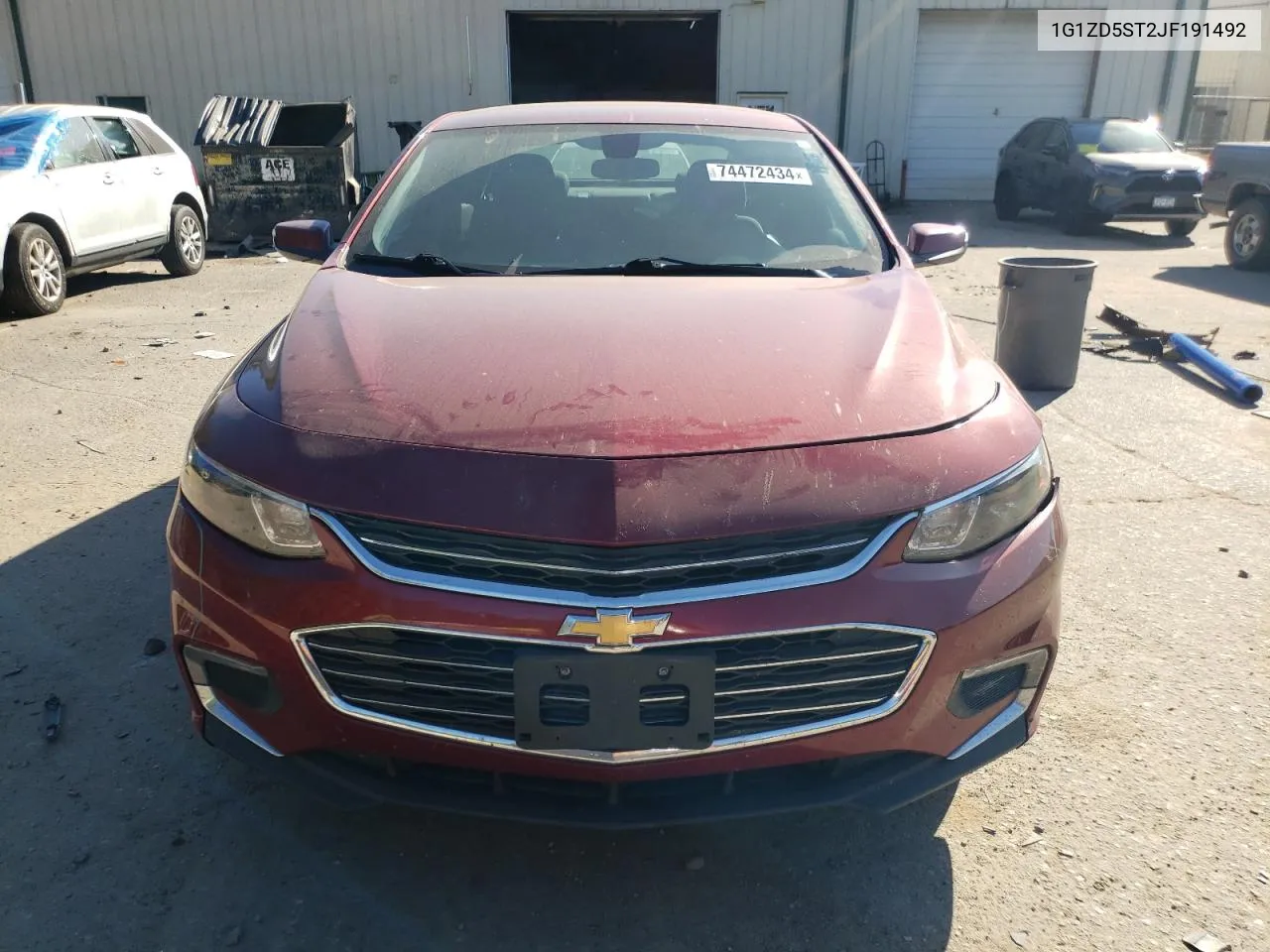 1G1ZD5ST2JF191492 2018 Chevrolet Malibu Lt