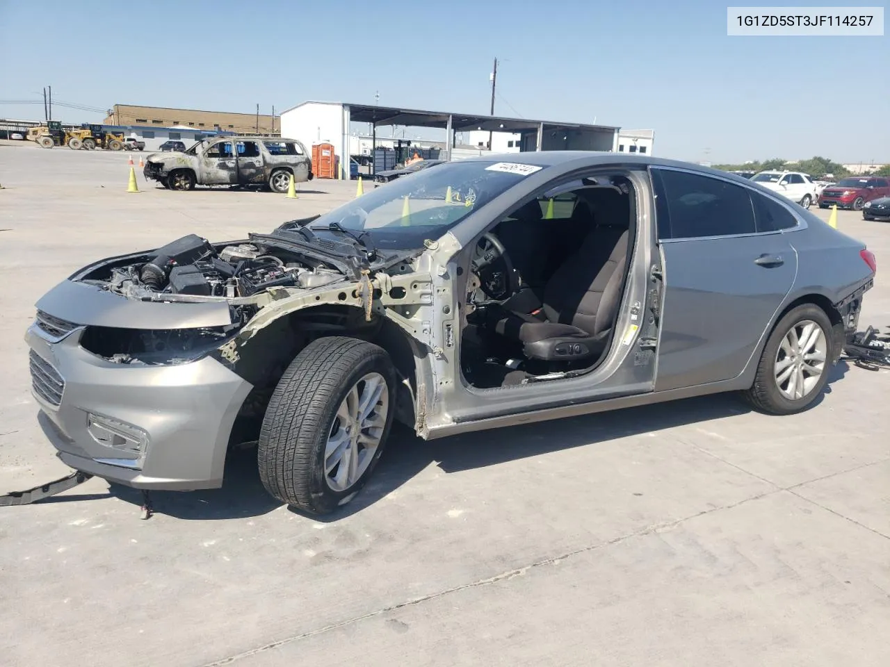 2018 Chevrolet Malibu Lt VIN: 1G1ZD5ST3JF114257 Lot: 74486744