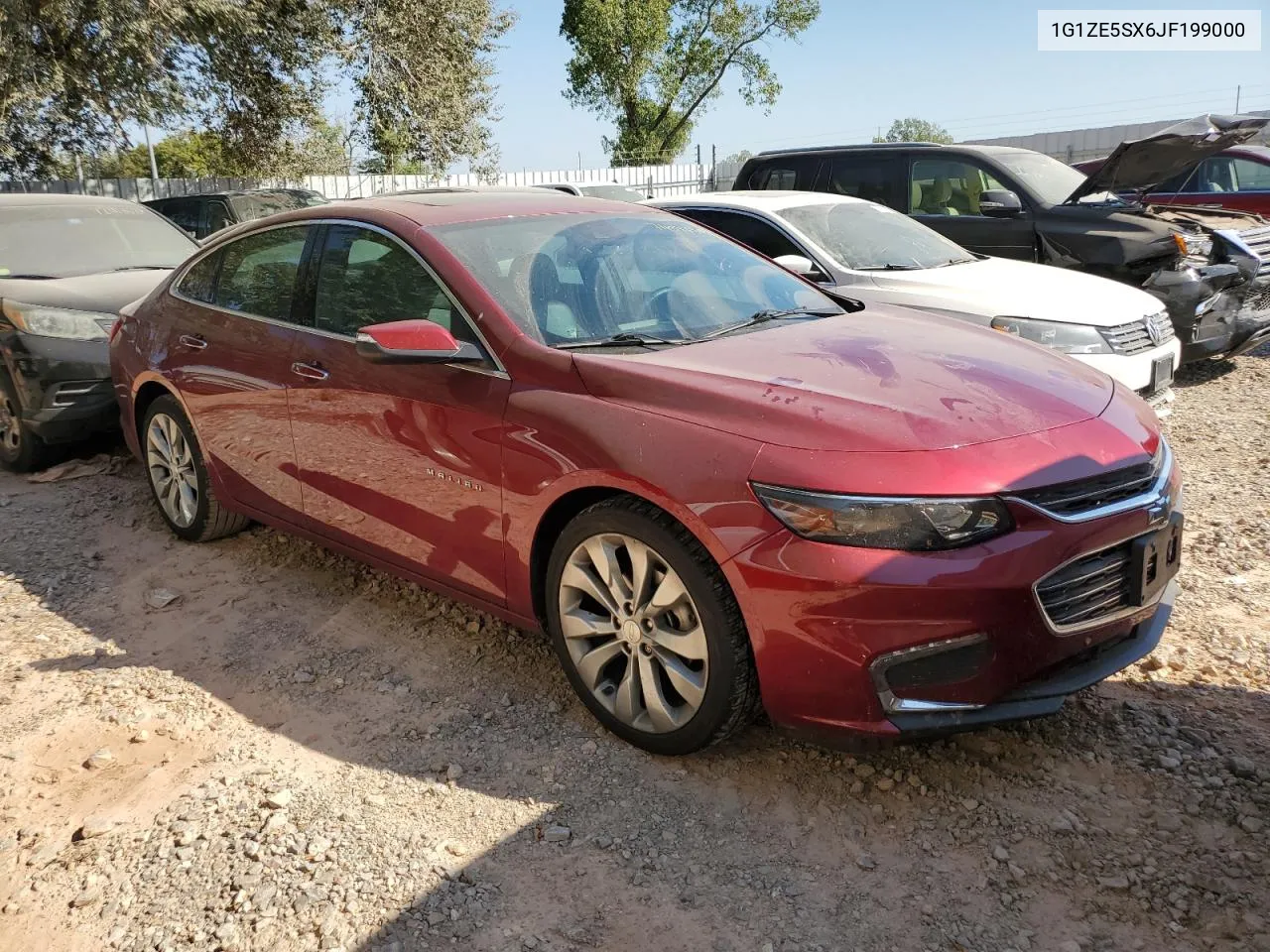 2018 Chevrolet Malibu Premier VIN: 1G1ZE5SX6JF199000 Lot: 74576714