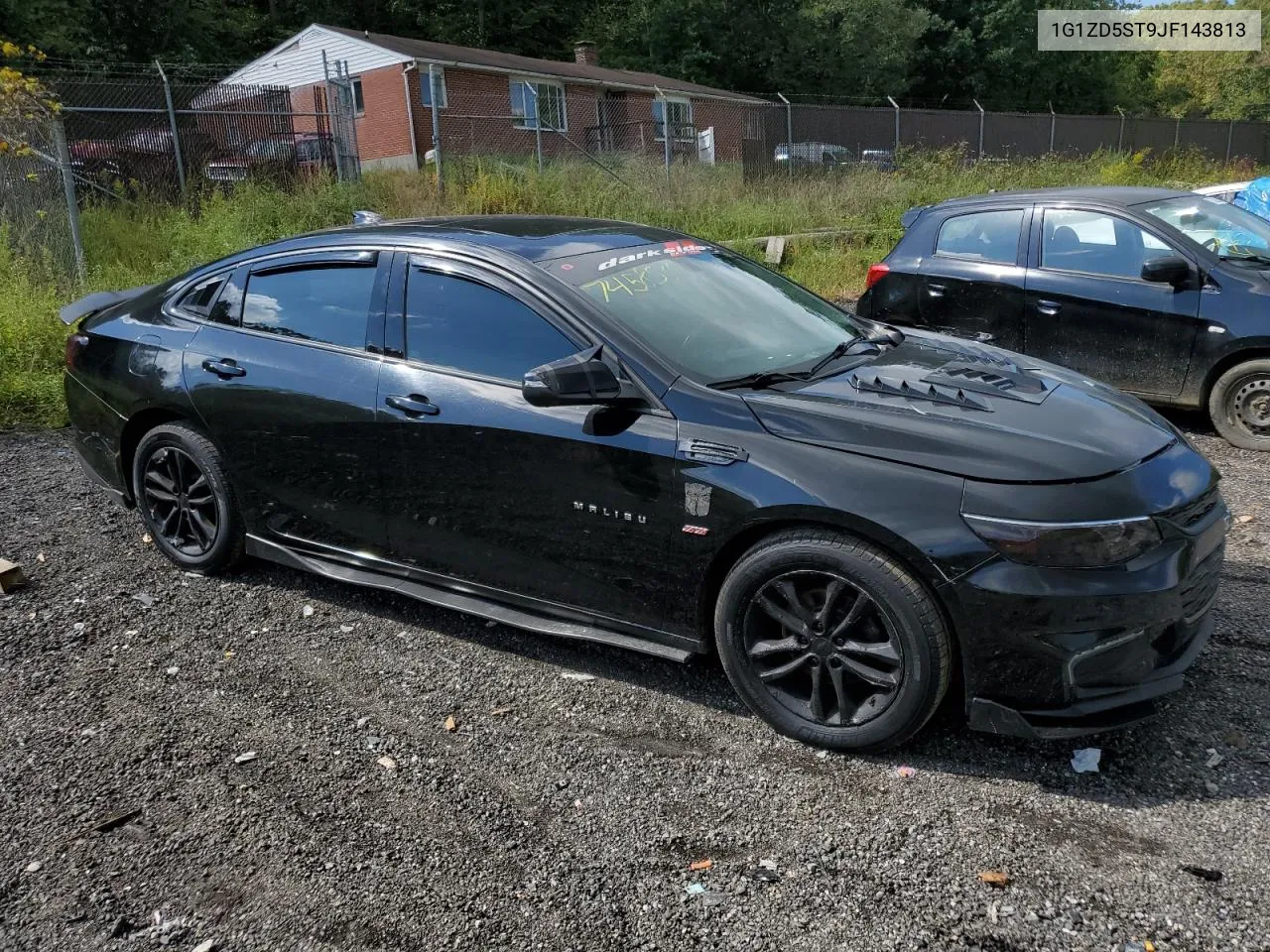 2018 Chevrolet Malibu Lt VIN: 1G1ZD5ST9JF143813 Lot: 74585364