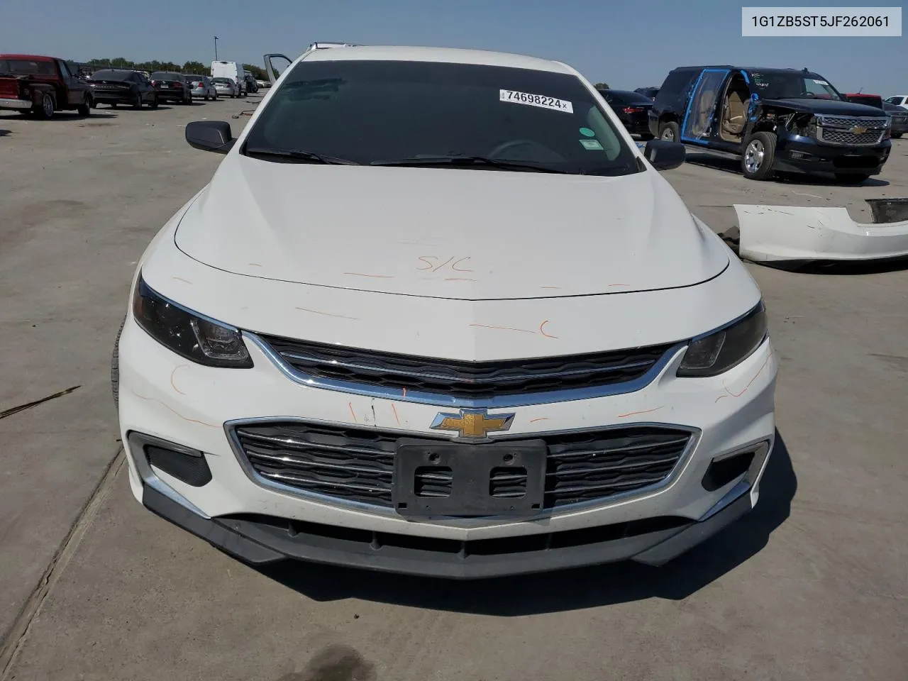 2018 Chevrolet Malibu Ls VIN: 1G1ZB5ST5JF262061 Lot: 74698224