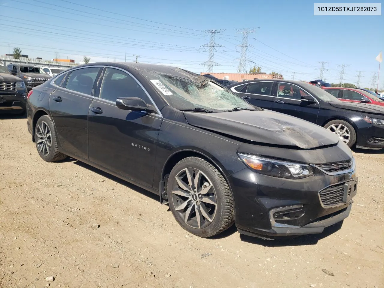 2018 Chevrolet Malibu Lt VIN: 1G1ZD5STXJF282073 Lot: 74803824