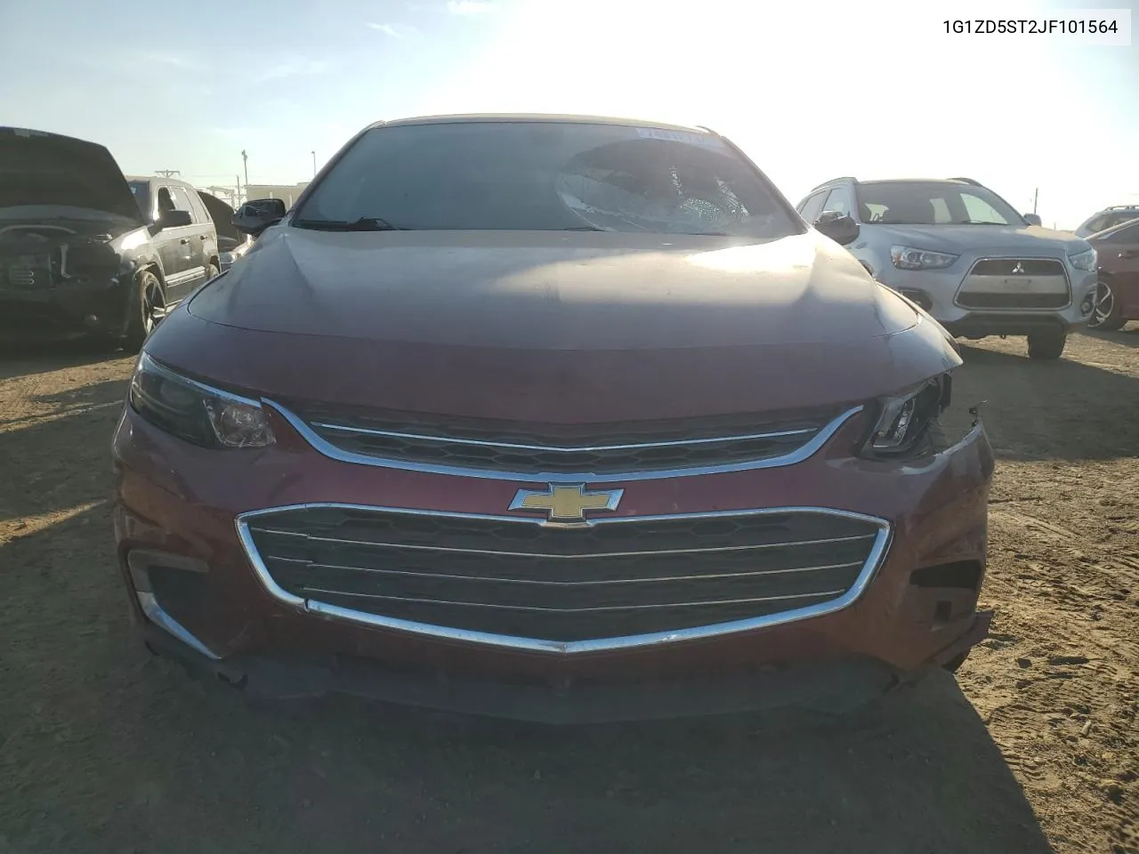 2018 Chevrolet Malibu Lt VIN: 1G1ZD5ST2JF101564 Lot: 74812734