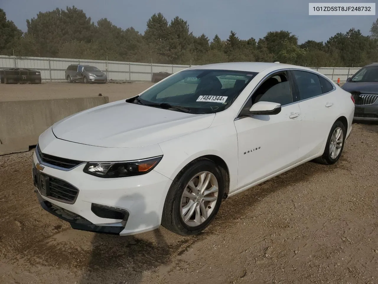 2018 Chevrolet Malibu Lt VIN: 1G1ZD5ST8JF248732 Lot: 74841344