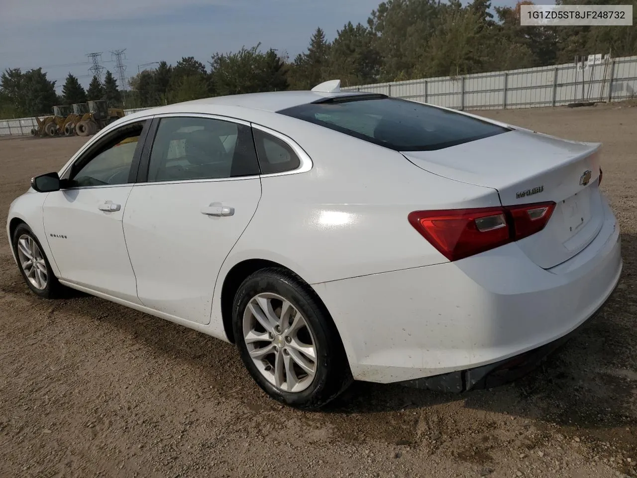 2018 Chevrolet Malibu Lt VIN: 1G1ZD5ST8JF248732 Lot: 74841344