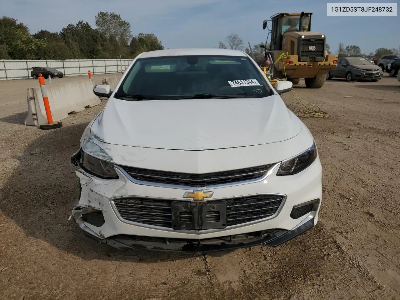 2018 Chevrolet Malibu Lt VIN: 1G1ZD5ST8JF248732 Lot: 74841344