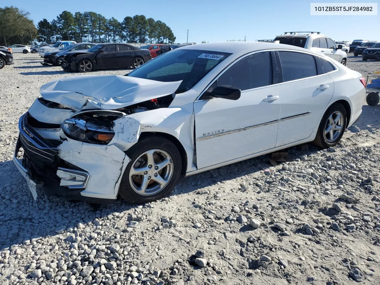 2018 Chevrolet Malibu Ls VIN: 1G1ZB5ST5JF284982 Lot: 74873664