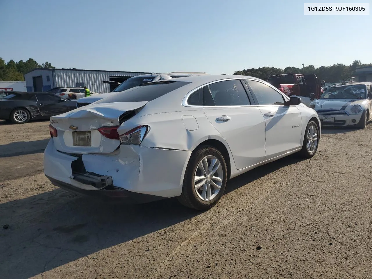 2018 Chevrolet Malibu Lt VIN: 1G1ZD5ST9JF160305 Lot: 74923784