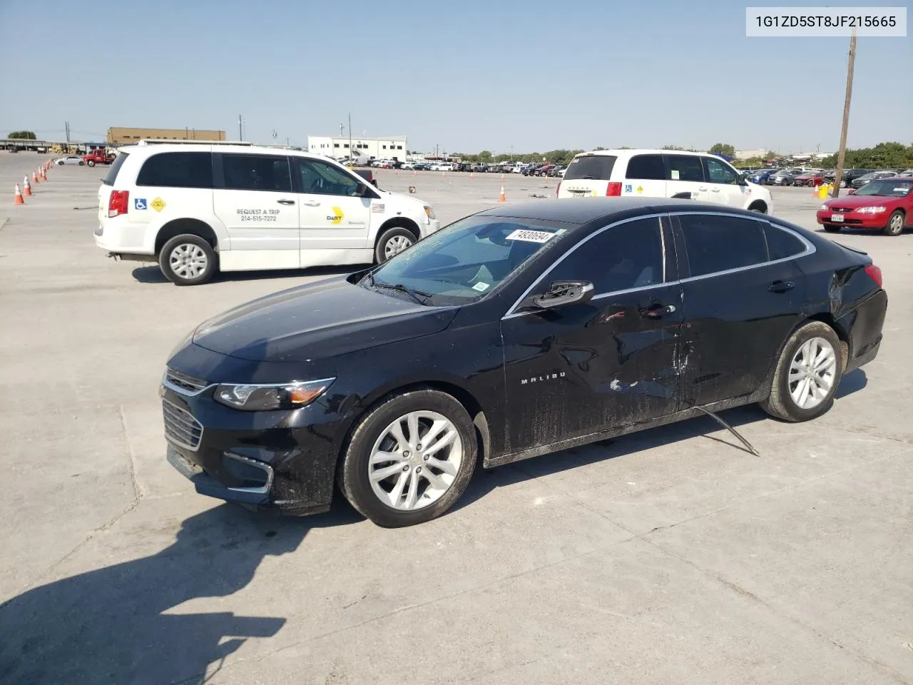 2018 Chevrolet Malibu Lt VIN: 1G1ZD5ST8JF215665 Lot: 74930694