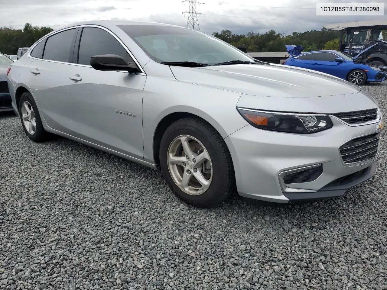 2018 Chevrolet Malibu Ls VIN: 1G1ZB5ST8JF280098 Lot: 74997704