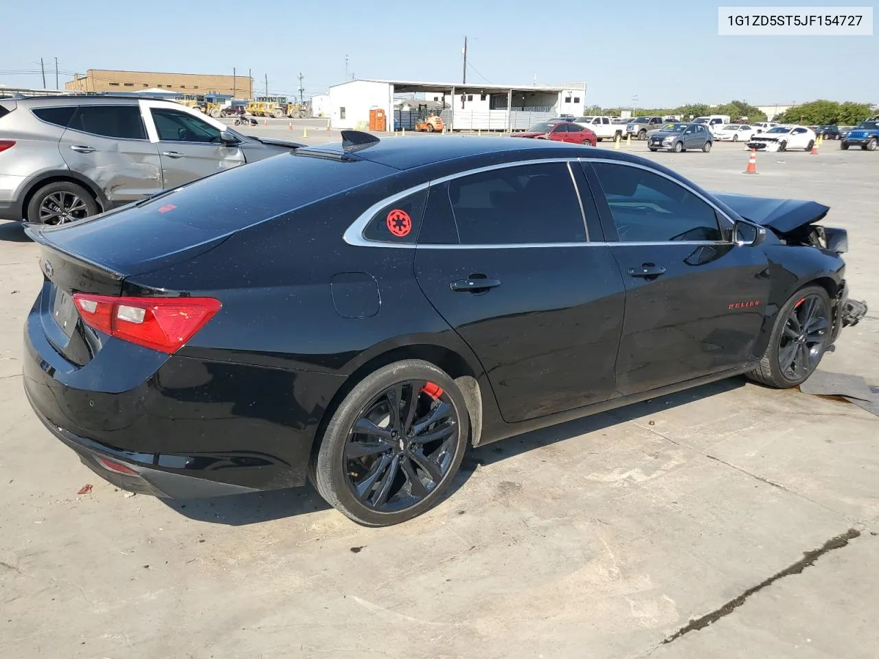 2018 Chevrolet Malibu Lt VIN: 1G1ZD5ST5JF154727 Lot: 74999074