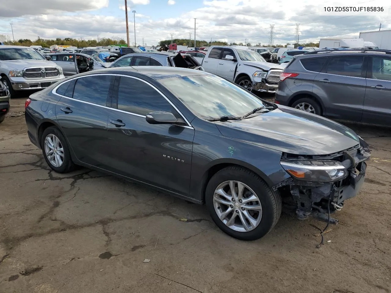 2018 Chevrolet Malibu Lt VIN: 1G1ZD5ST0JF185836 Lot: 75002434