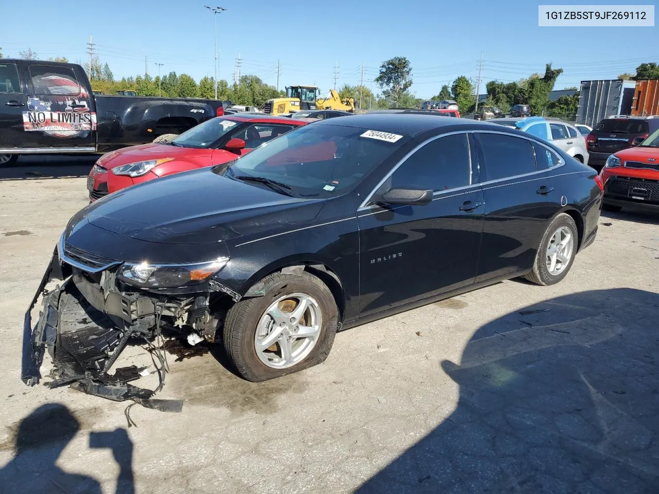 2018 Chevrolet Malibu Ls VIN: 1G1ZB5ST9JF269112 Lot: 75044934