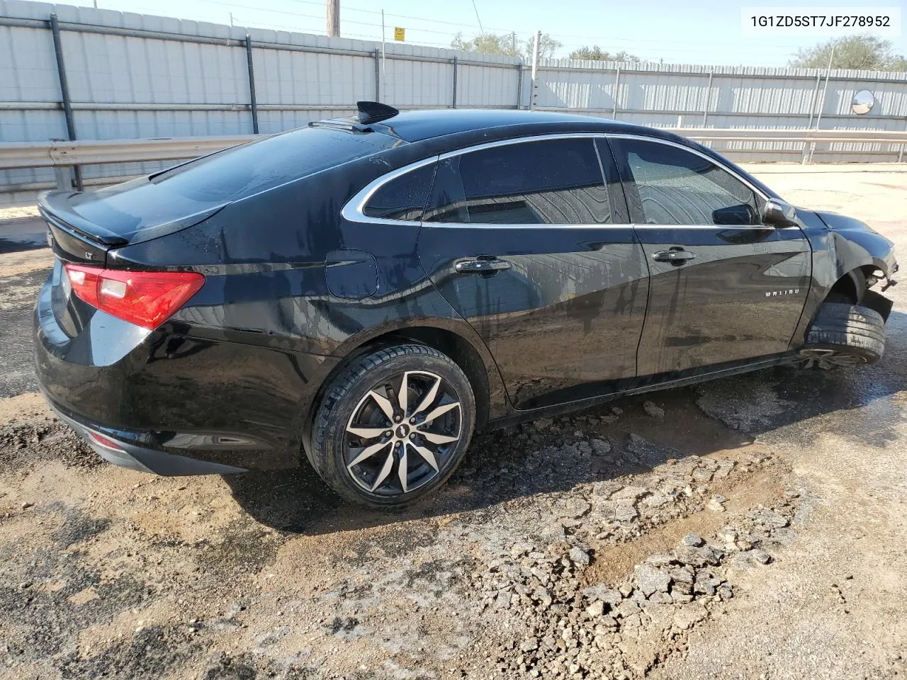 2018 Chevrolet Malibu Lt VIN: 1G1ZD5ST7JF278952 Lot: 75045284