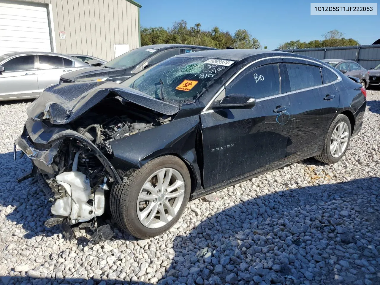 2018 Chevrolet Malibu Lt VIN: 1G1ZD5ST1JF222053 Lot: 75069974