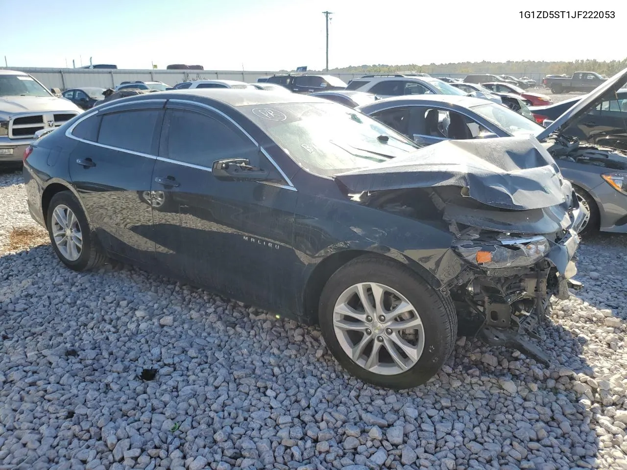 2018 Chevrolet Malibu Lt VIN: 1G1ZD5ST1JF222053 Lot: 75069974