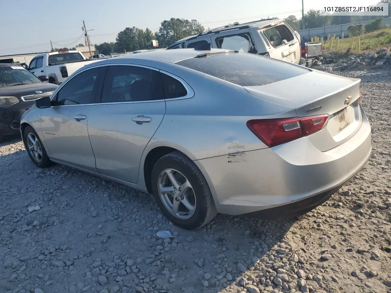 2018 Chevrolet Malibu Ls VIN: 1G1ZB5ST2JF116894 Lot: 75074814