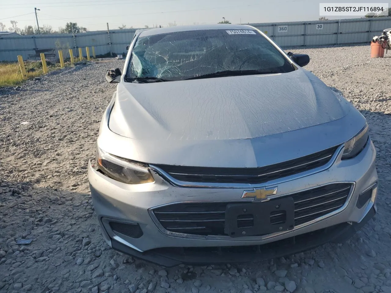 1G1ZB5ST2JF116894 2018 Chevrolet Malibu Ls