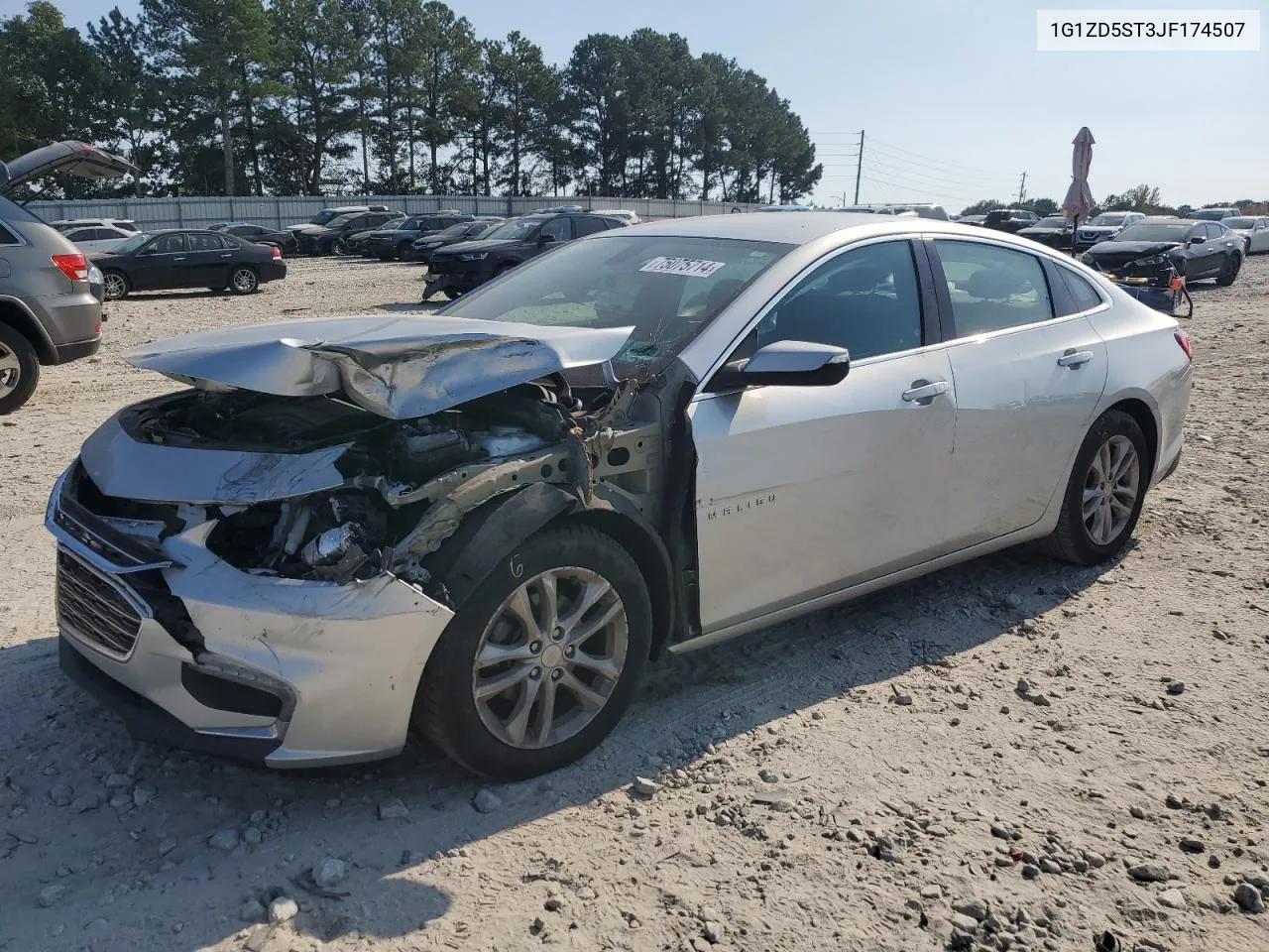 1G1ZD5ST3JF174507 2018 Chevrolet Malibu Lt