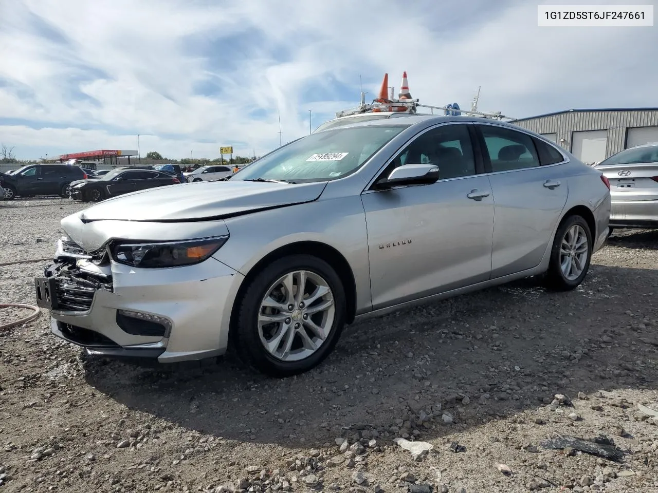 2018 Chevrolet Malibu Lt VIN: 1G1ZD5ST6JF247661 Lot: 75199294