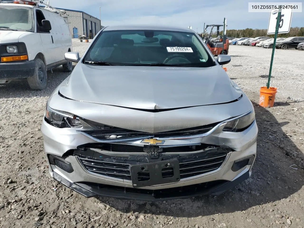 2018 Chevrolet Malibu Lt VIN: 1G1ZD5ST6JF247661 Lot: 75199294