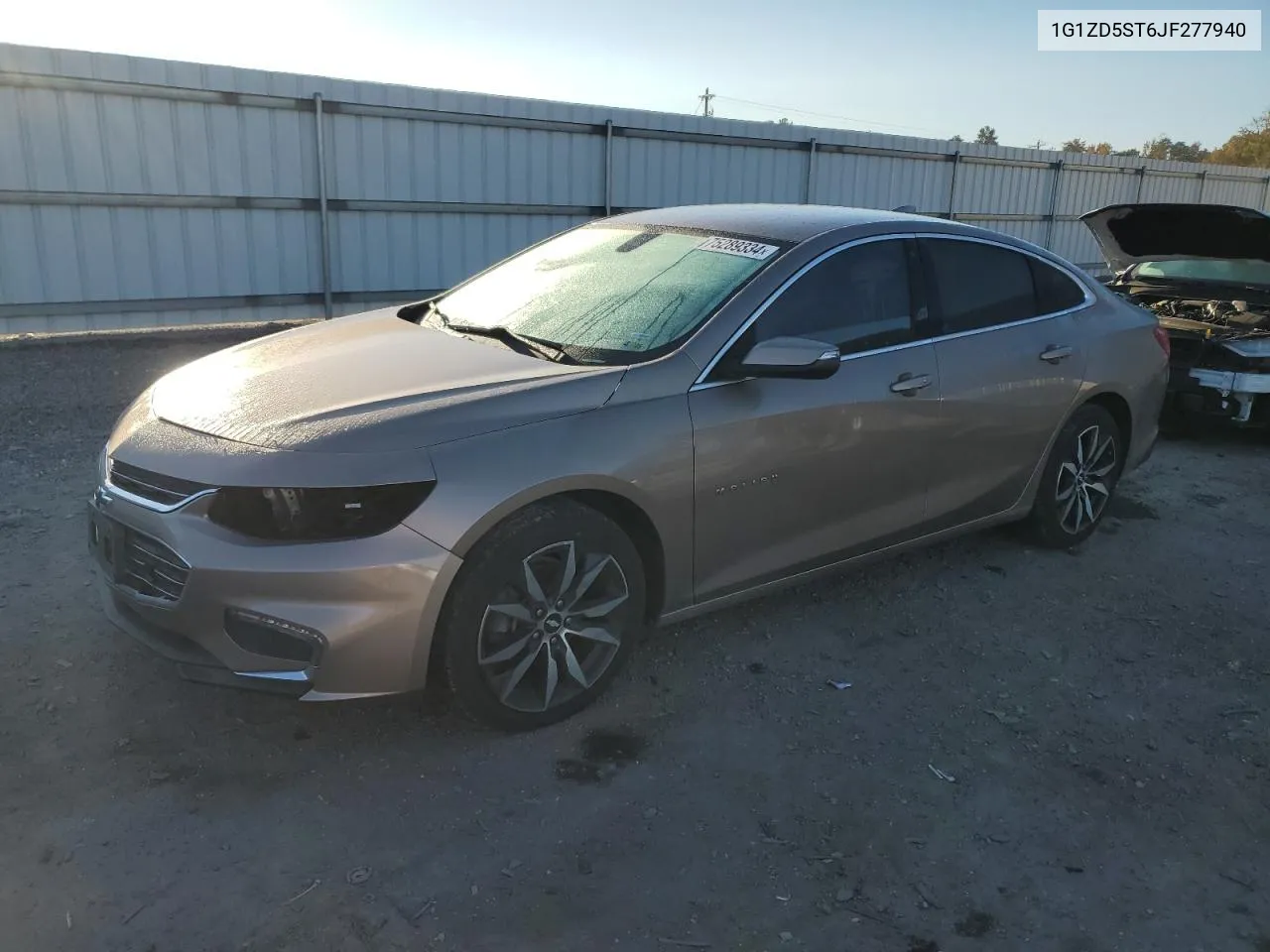 2018 Chevrolet Malibu Lt VIN: 1G1ZD5ST6JF277940 Lot: 75289334