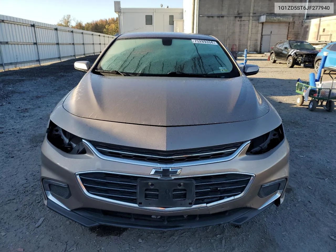 2018 Chevrolet Malibu Lt VIN: 1G1ZD5ST6JF277940 Lot: 75289334