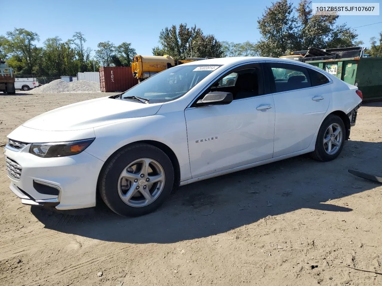 2018 Chevrolet Malibu Ls VIN: 1G1ZB5ST5JF107607 Lot: 75303914